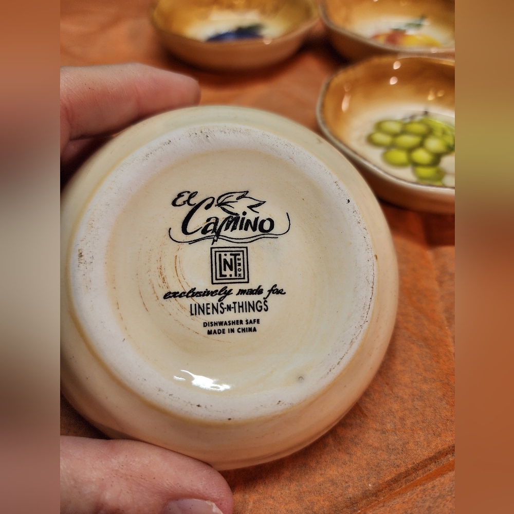 El Camino Fruit-Themed Ceramic Bowls - Picture 4 of 4